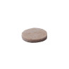 Lot de 16 patins feutre adhésif marron 22mm