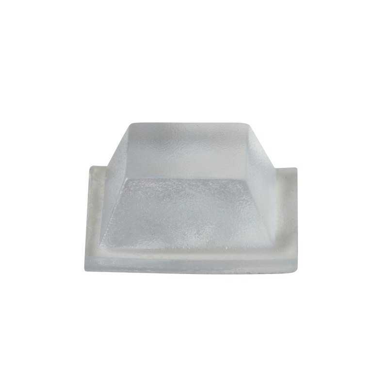 Lot 20 butées plastiqueadhésif translucide. 13x13x6mm