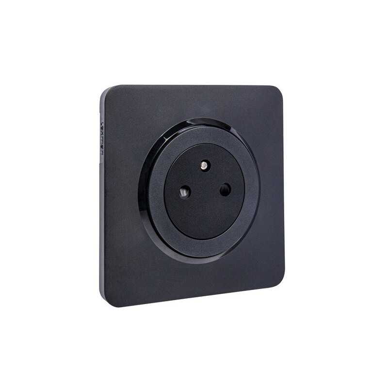 Prise de terre affleurante complet Lumiablack