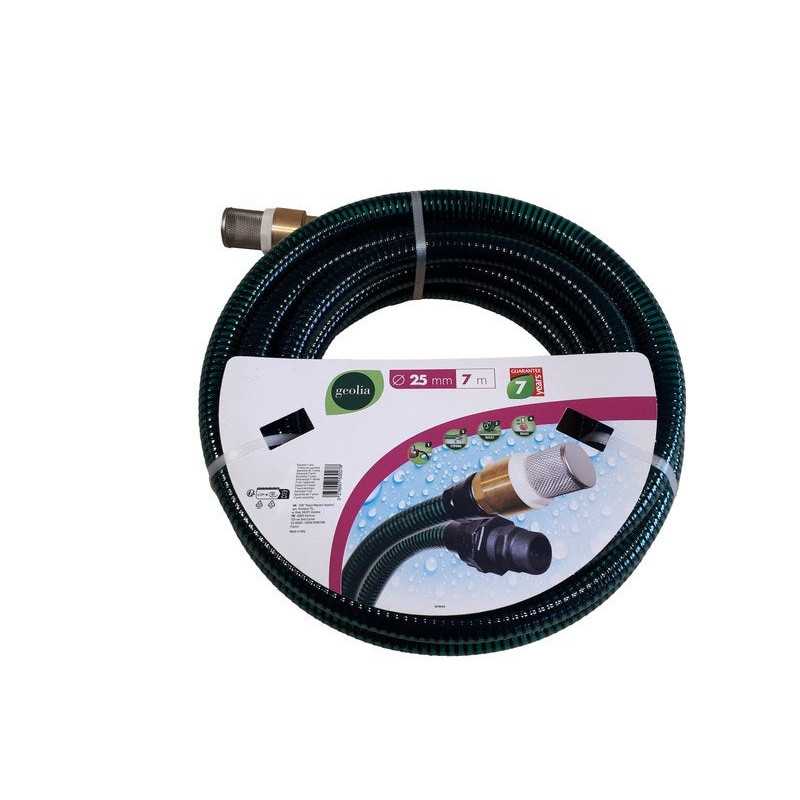 Tuyau aspiration crepine laiton L.7m diam.22mm
