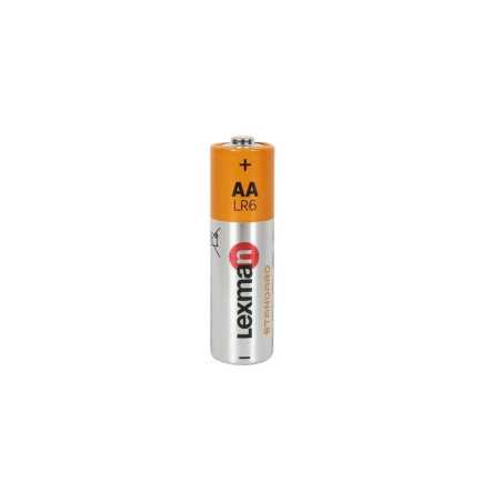 Lot de 4 piles alcaline Power+ LR6 AA LEXMAN 1.5 V