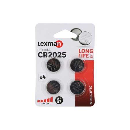 Pile bouton lithium cr2025