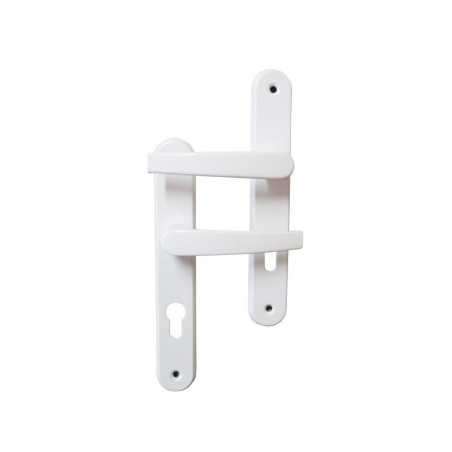 Chloe trou de cylindre en aluminium entraxe 195mm blanc