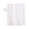 Voilage arda blanc doré 140 x 260 cm -  - meilleure qualité