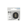 Lot de 2 rosaces trou de clé D3 noir mat