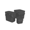 Poubelle déchets organiques 6 l  manuel trendy plastique gris -  - meilleure qualité