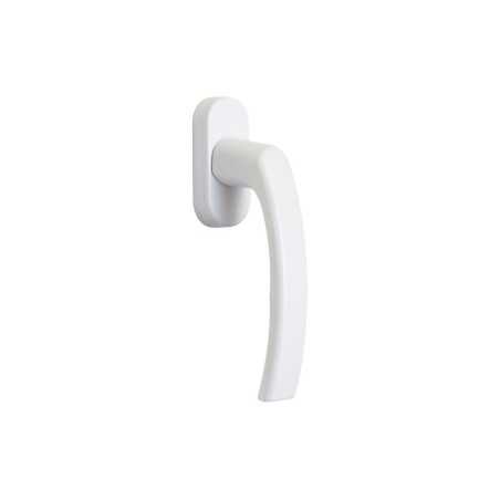 Poignée de fenêtre eva aluminium brillant blanc