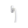 Poignée de fenêtre eva aluminium brillant blanc