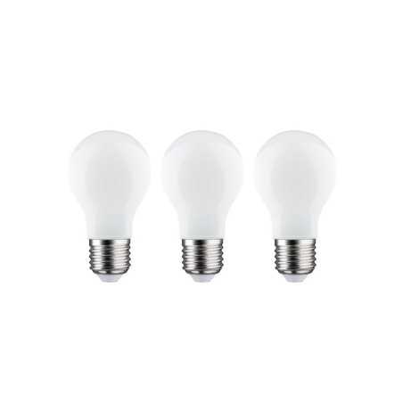 Lot de 3 ampoules led E27 806Lm 60W classe énergétique A blanc neutre