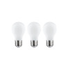 Lot de 3 ampoules led E27 806Lm 60W classe énergétique A blanc neutre