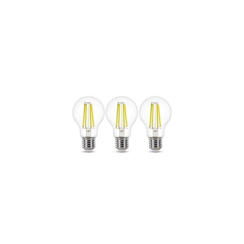 Lot de 3 ampoules led à  filamentE27 806Lm 3.8W