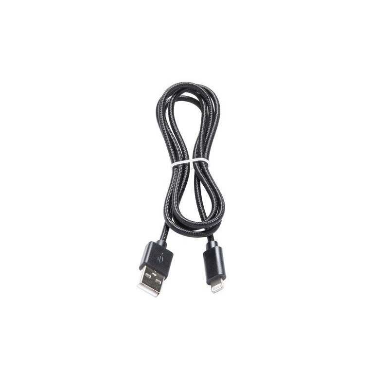 Câble usba-lightning 1m noir