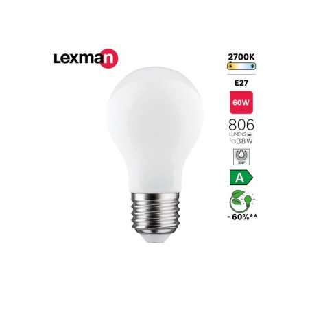 Ampoule led E27 806Lm 60W blanc chaud