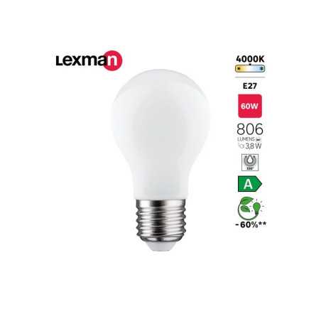 Ampoule led E27 806Lm 60W blanc neutre