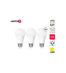 Ampoule led STD E27 100W D 4000 X3