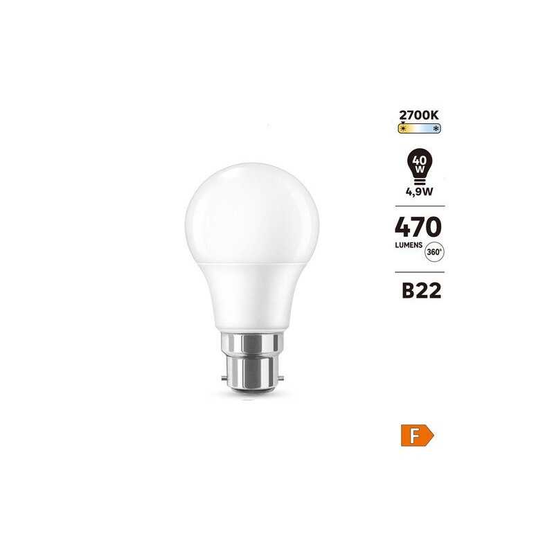 Ampoule ledB22 470Lm 4.9W