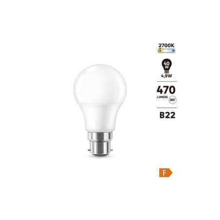 Ampoule ledB22 470Lm 4.9W