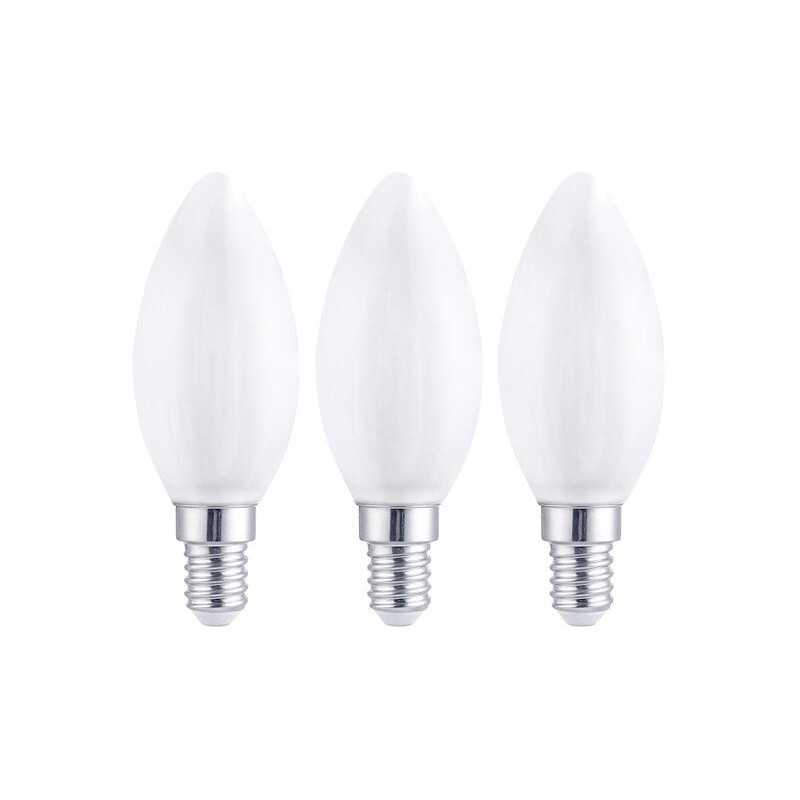 Lot de 3 ampoules led à  filamentE14 806Lm 5.9W
