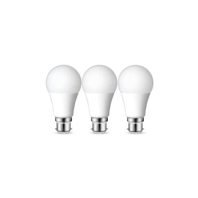 Lot de 3 ampoules ledplastique B22 1521lm 100Wblanc neutre