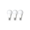 Lot de 3 ampoules ledplastique B22 1521lm 100Wblanc neutre