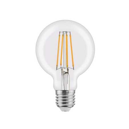 Ampoule led à  filament globe 80mm E27 470lm 40W blanc neutre