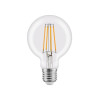 Ampoule led à  filament globe 80mm E27 470lm 40W blanc neutre