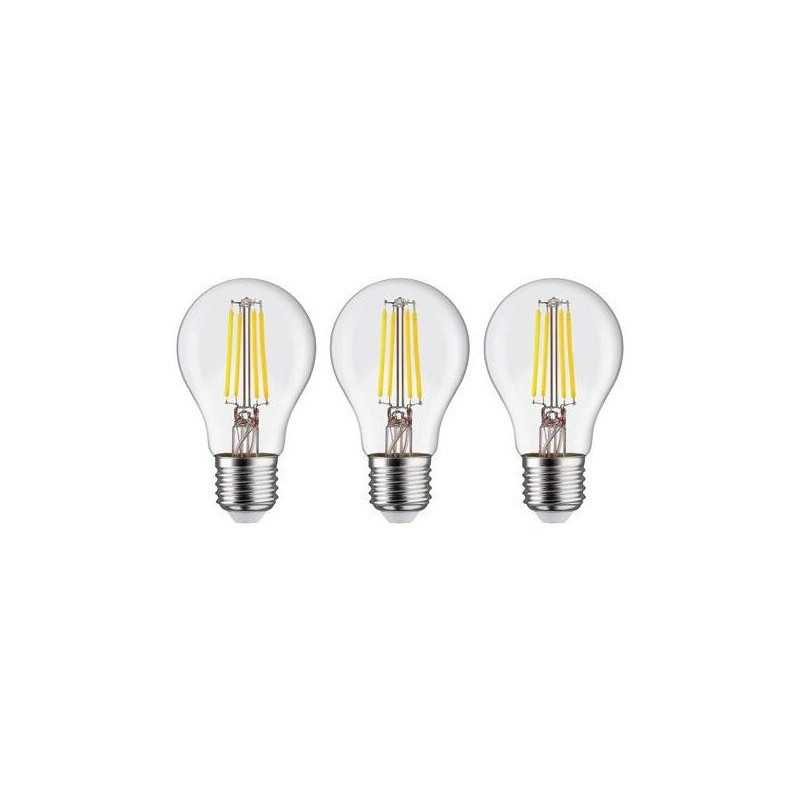 Lot de 3 ampoules led E27 806lm 60W blanc neutre