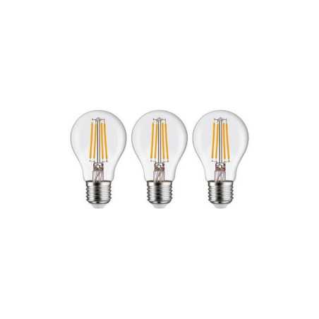 Lot de 3 ampoules led E27 806lm 60W blanc chaud