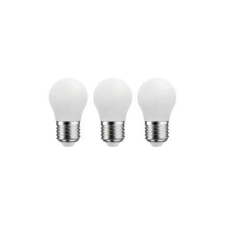 Lot de 3 ampoules led sphérique E27 470lm 40W blanc neutre