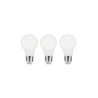 Lot de 3 ampoules led E27 1521lm 100W blanc chaud