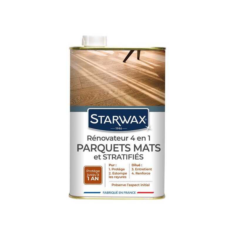 Rénovateur 4 en 1 parquets  mats et stratifiés 900  ml -  - meilleure qualité