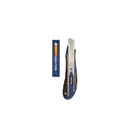 Cutter retractable 18mm avec 3 lames