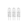 Lot de 3 ampoules halogène capsule G4 70lm 0W blanc chaud dimmables