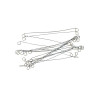 Lot de 100 liens pour lieur automatique acier galvanisé IDEAL GARDEN gris L.020