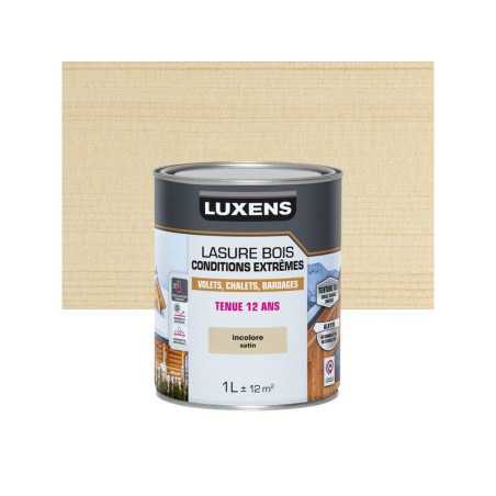 Lasure LUXENS conditions extrêmes 12 ans incolore brillant 1 Litre -  - meilleure qualité