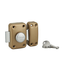Verrou corvette cylindre, 40 mm, bronze | Sanifer