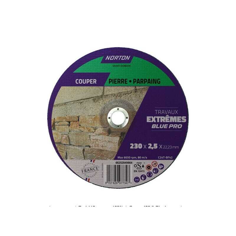 Disque 230x25mater NORTON extreme