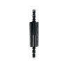 Paumelle Universelle Deco Acier Noir 50X10 X2