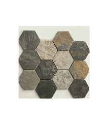 Carrelage mural 30x30cm MOSAICO HEXAGONO BALI