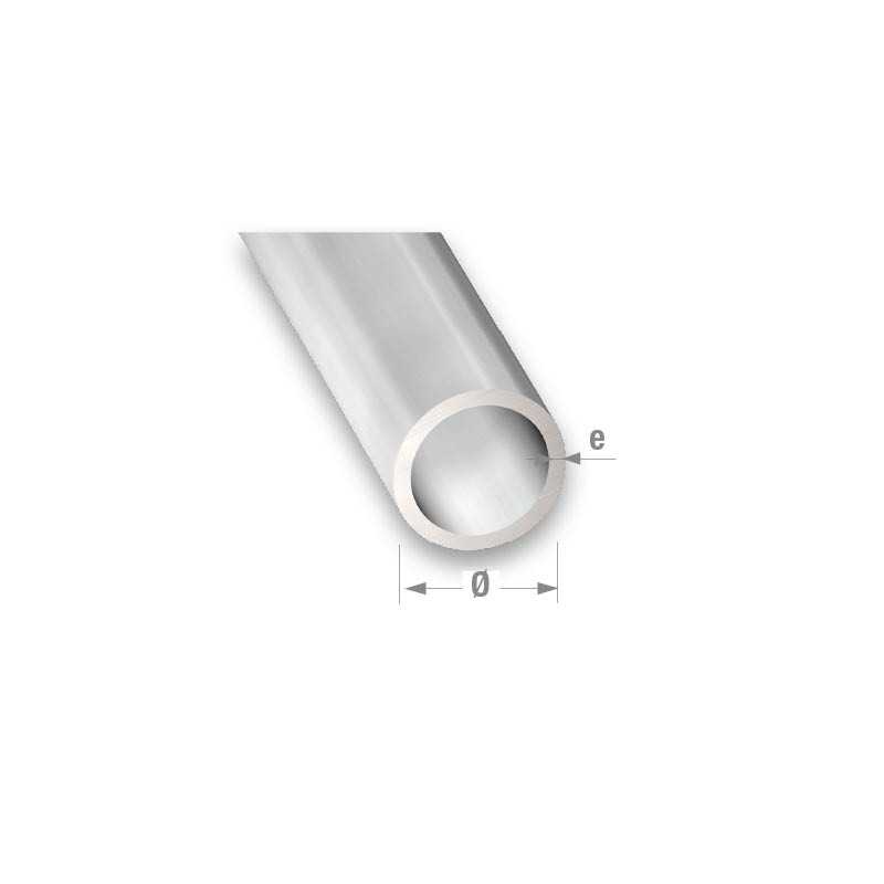 Tube rond D6mm 1M alu anodisé