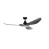 Ventilateur plafonnier noir matte Portesea 700x358x236m D.122cm 19W IP20