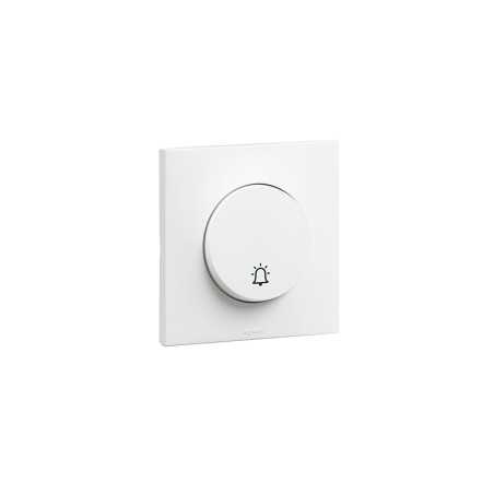 Poussoir sonnette blanc 6A -  - meilleure qualité