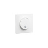 Poussoir sonnette blanc 6A -  - meilleure qualité
