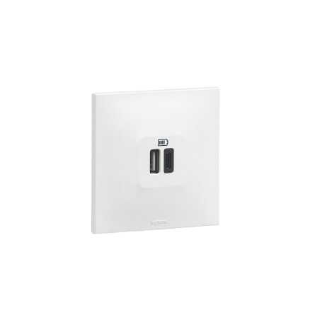 Chargeur USB A+C Urbano finition blanc