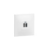 Chargeur USB A+C Urbano finition blanc