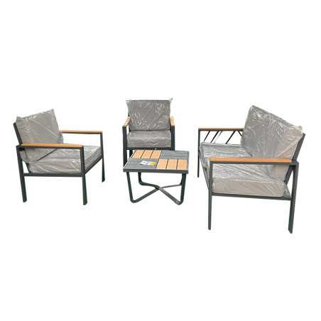 1 Table basse avec 2 fauteuils et 1 canapé