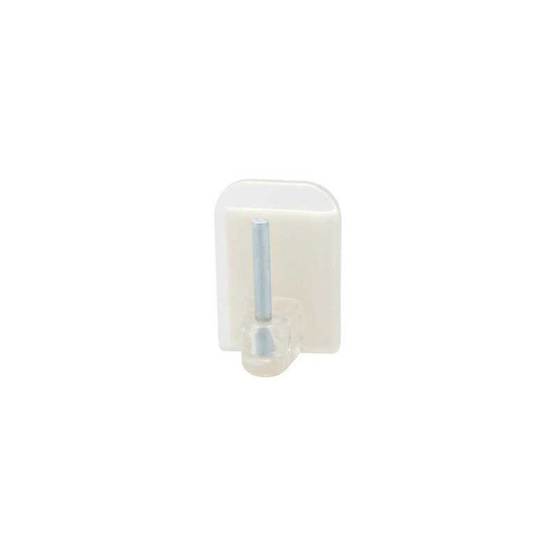 Lot de 4 Supports autocollants Barre de Vitrage 10 Mm Transparent Brut Inspire