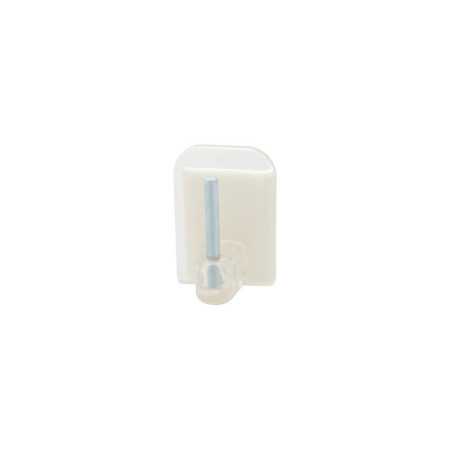 Lot de 4 Supports autocollants Barre de Vitrage 10 Mm Transparent Brut Inspire