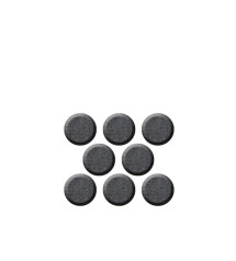 Lot de 8 patins feutre adhésif SCOTCH diam. 22 mm gris