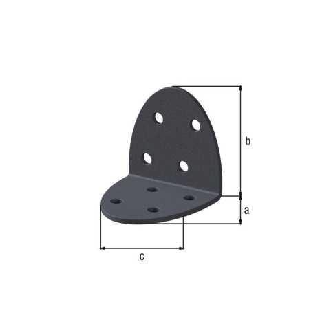 Equerre Assemblage Galva 50X50X40Mm